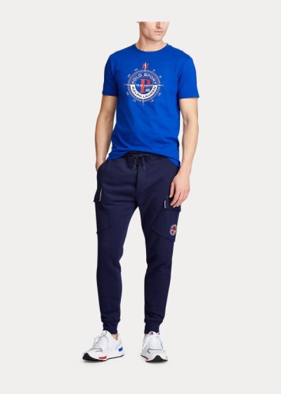 Joggers Polo Ralph Lauren Hombre Azul Marino - Fleece Cargo - FQRIM2796